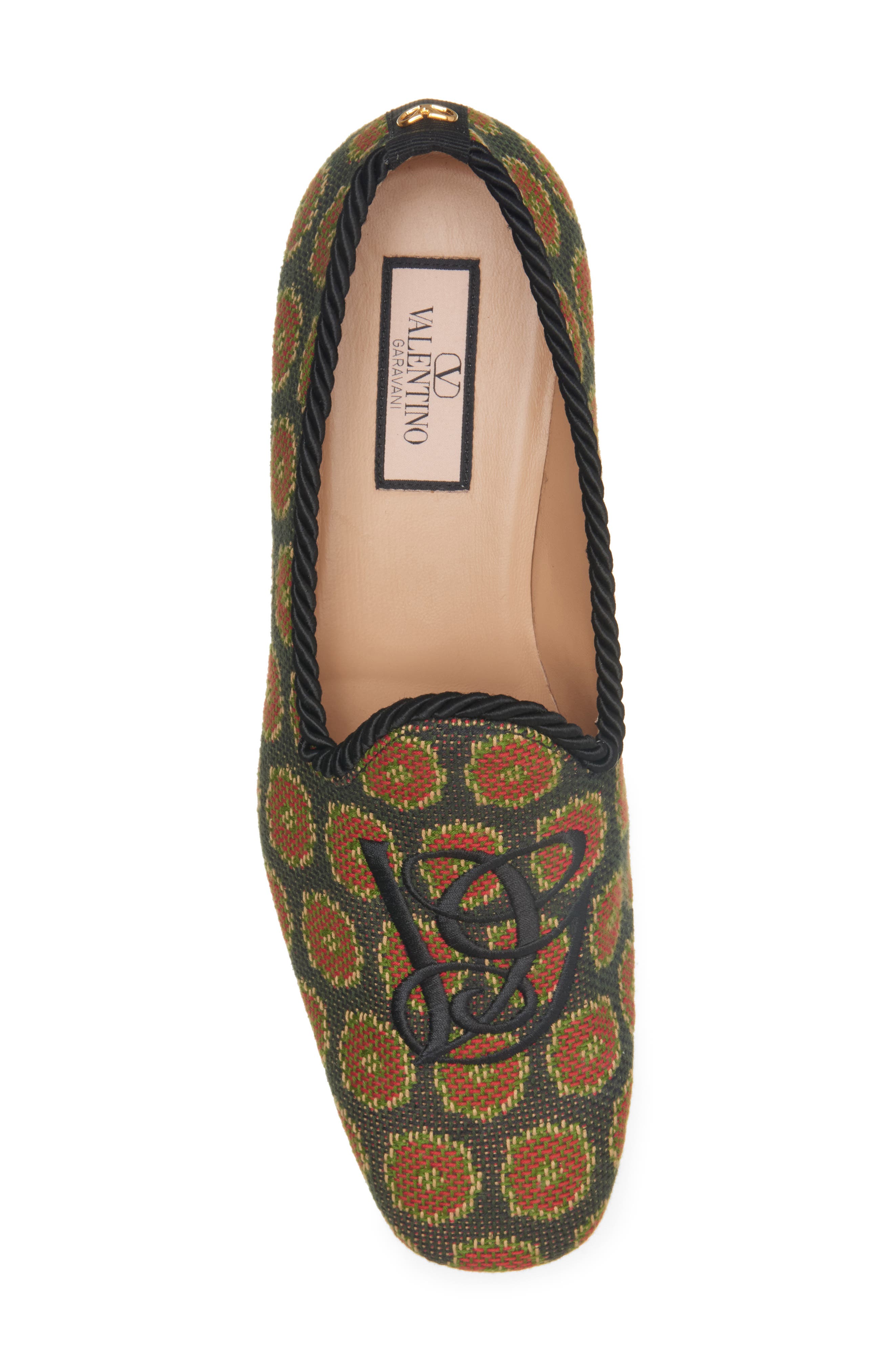Valentino Garavani Les Alcôvettes Loafer, Alternate, color, Black Multi