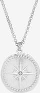 Dower & Hall Men's Diamond True North Talisman Necklace