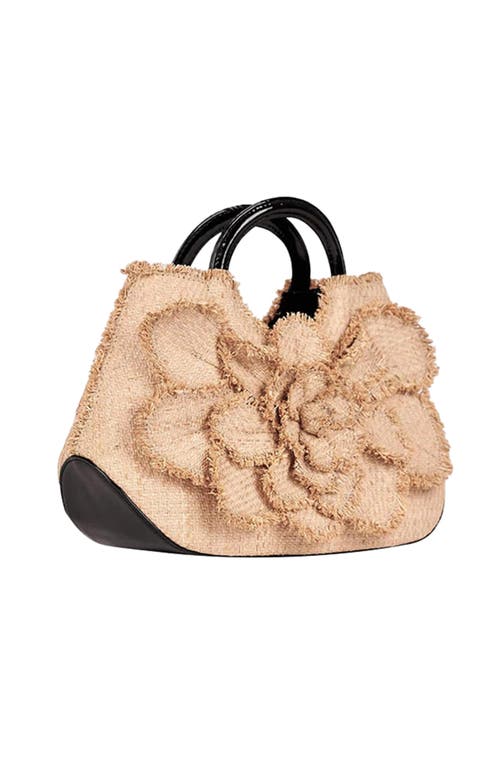 Anne Fontaine Bag Signature Floral Handbag In Brown