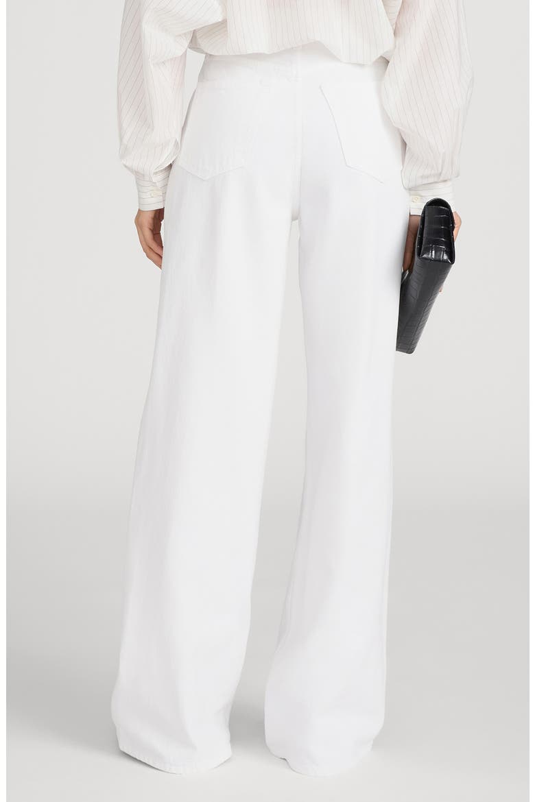 The Loose Ripped Wide Leg Jeans, Alternate, color, WHITE DESTRUCT