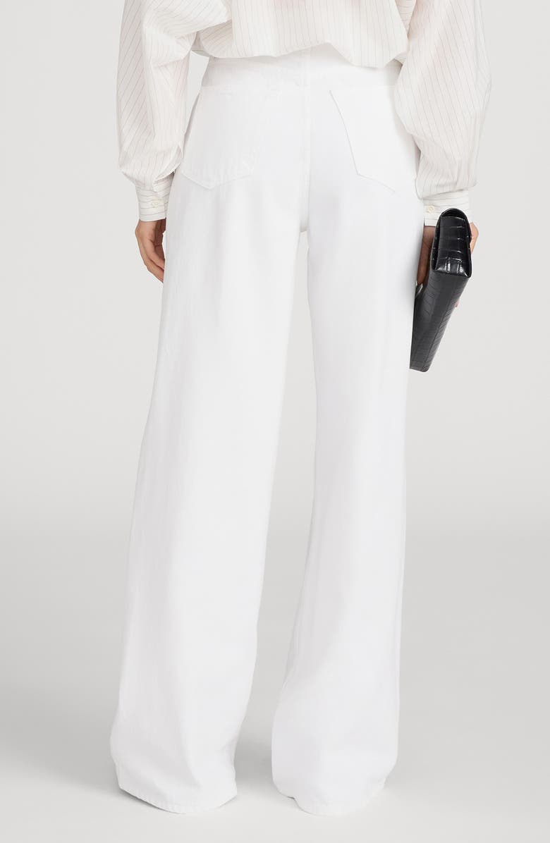 FRAME The Loose Ripped Wide Leg Jeans, Alternate, color, White Destruct