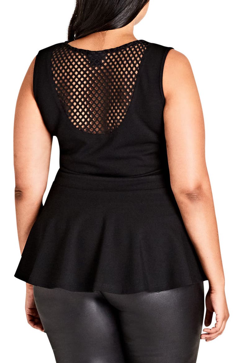Rose Devotion Top, Alternate, color, BLACK