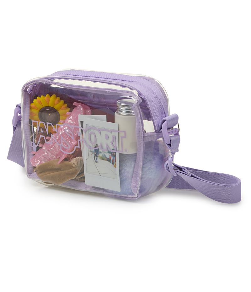 Clear Crossbody, Alternate, color, Pastel Lilac