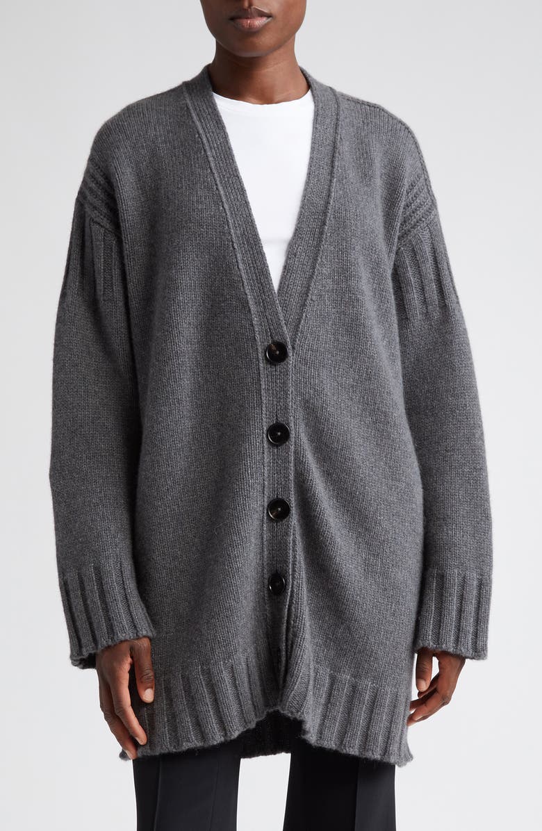Jil Sander Chunky Cashmere Cardigan, Main, color, 