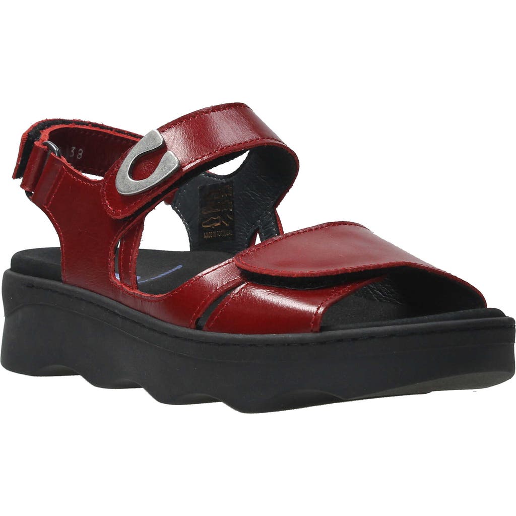 Wolky Medusa Sandal In Oxblood