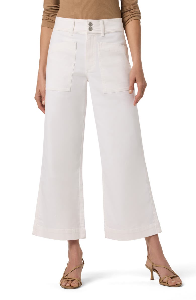 Joe's Wide Leg Ankle Crop Cargo Jeans, Main, color, White