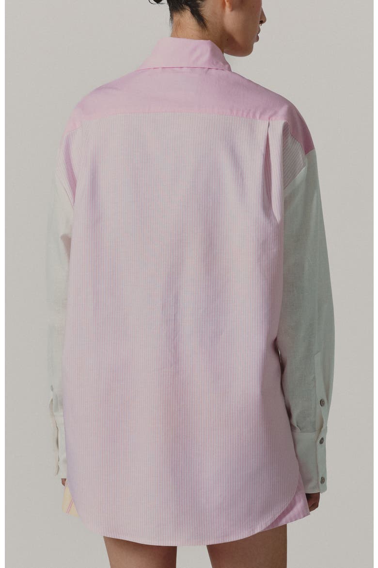 Norte Long Sleeve Button-Up Cotton Shirt, Alternate, color, Mil Rayas Rosa Print