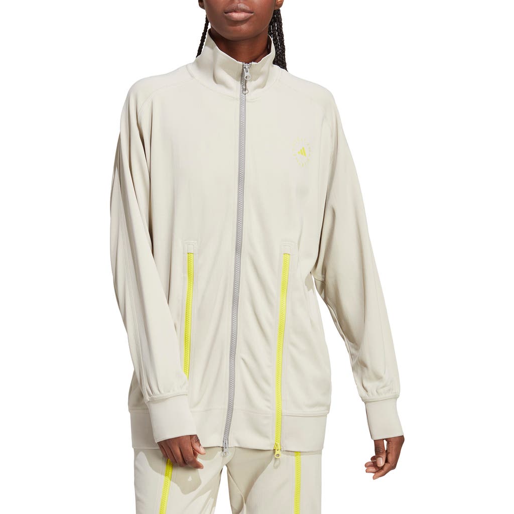 Adidas Originals Adidas Stella Mccartney Split Hem Track Jacket In White