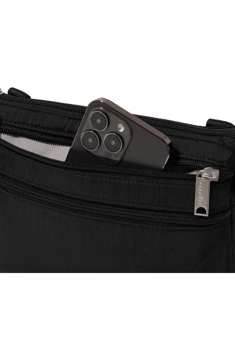 BAGGALLINI Securtex Anti-Theft Stash Crossbody, Alternate, color, Black