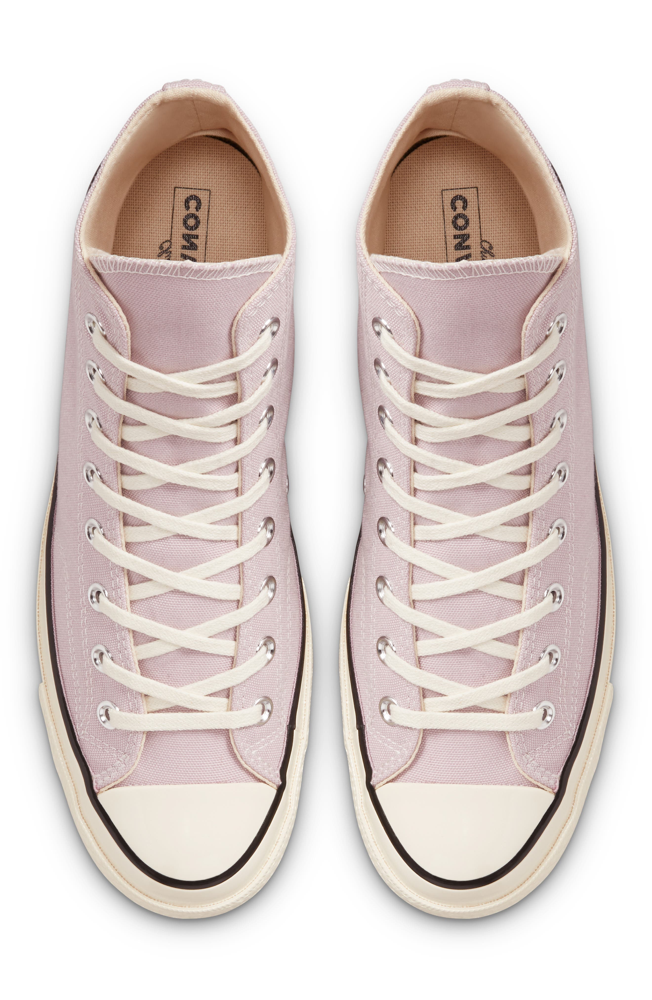 Chuck Taylor® 70 High Top Sneaker, Alternate, color, HIMALAYAN SALT/ EGRET/ BLACK