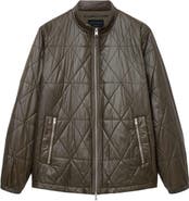 AllSaints Tribex Shiny Quilted Nylon Jacket