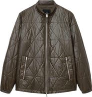 AllSaints Tribex Shiny Quilted Nylon Jacket