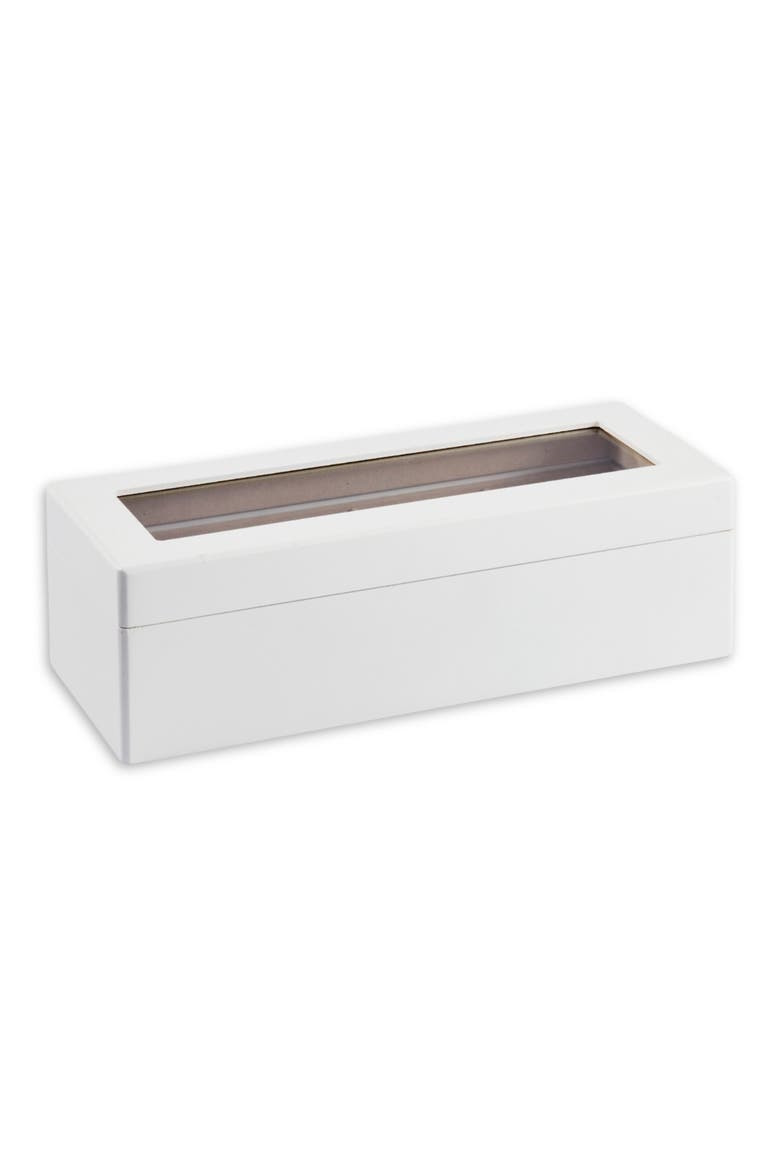 Dani Wooden Watch Case, Main, color, WHITE MULTI