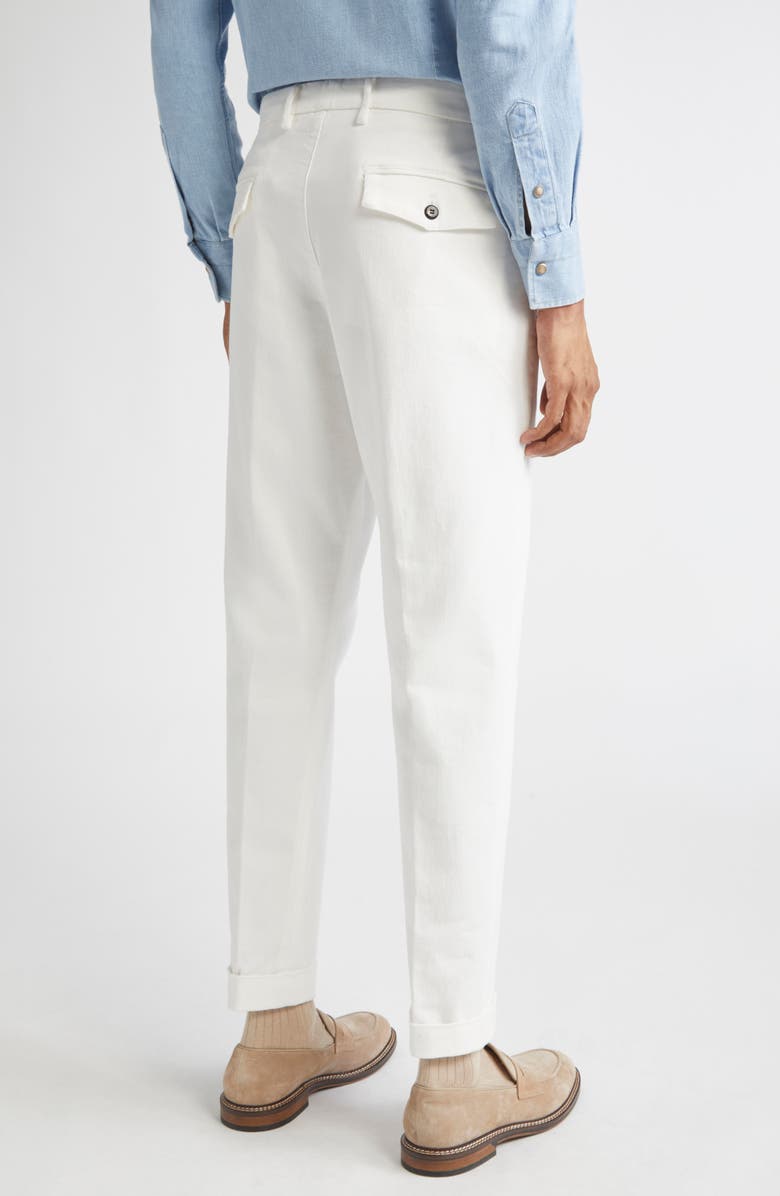 Eleventy Stretch Cotton Chinos, Alternate, color, 01 White