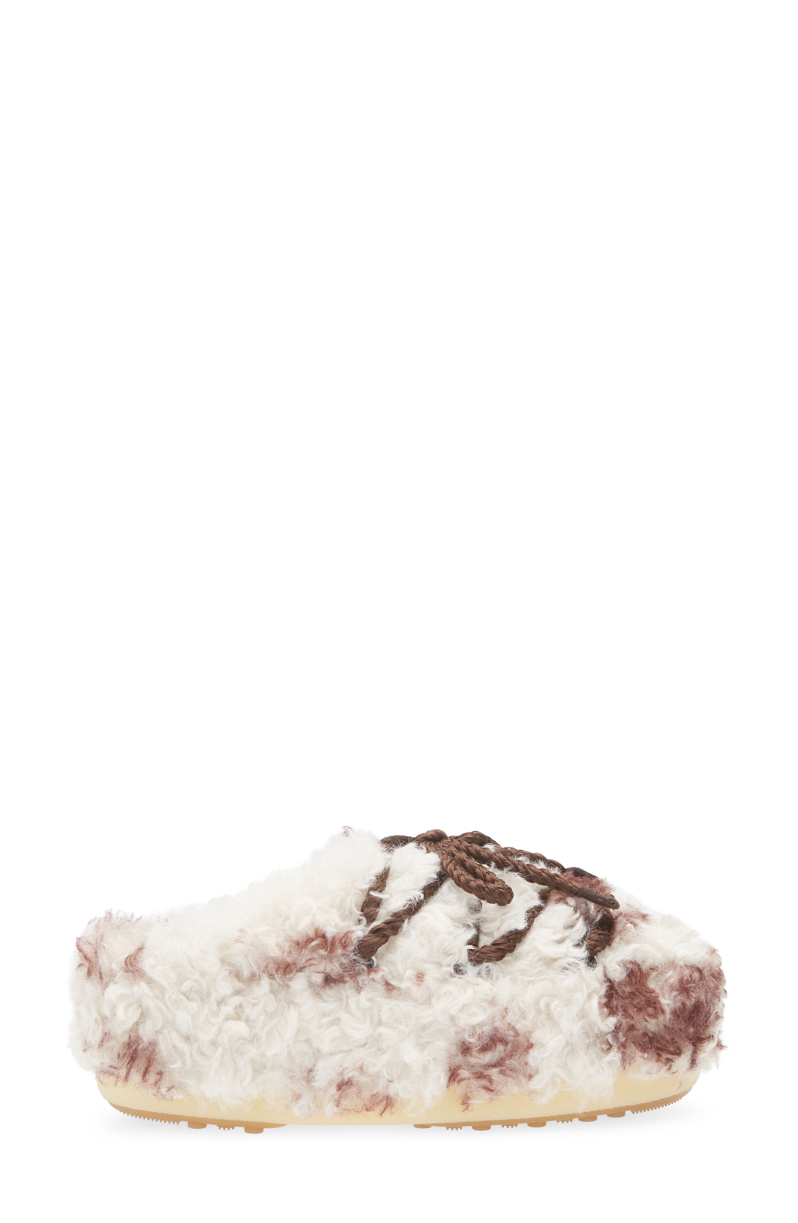 Moon Boot<sup>®</sup> EVX Curly Water Repellent Mule, Alternate, color, Cow