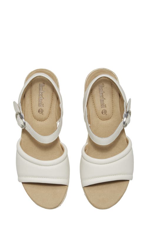 Timberland Santorini Sun Espadrille Sandal In Natural Full Grain