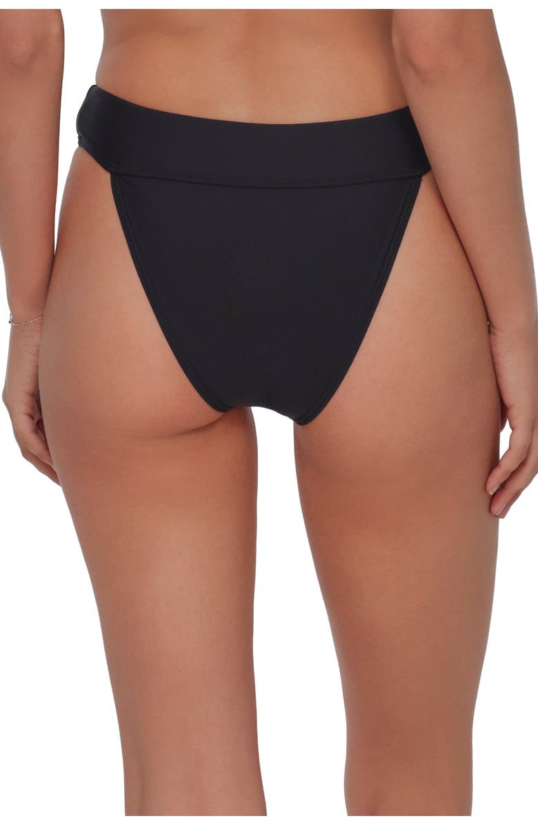 Swim Systems Byron High Waist Bikini Swim Bottoms, Alternate, color, Black