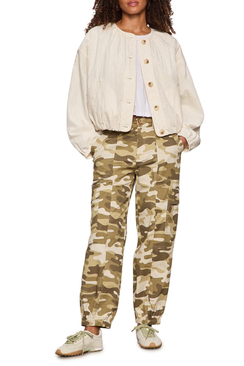 Dandelion Cotton Blend Quilted Jacket, Alternate, color, COLLAGEN WHITE