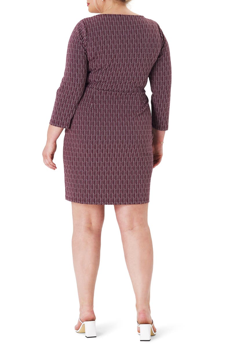 Leota Shelly Jacquard Sheath Dress, Alternate, color,