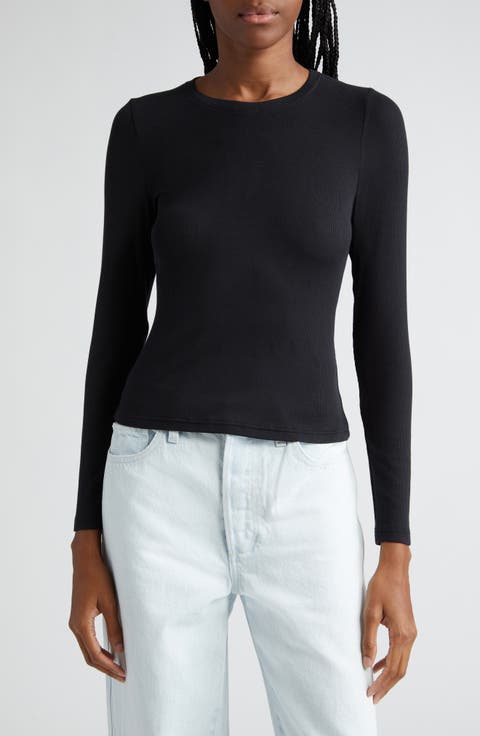 The Rib Long Sleeve Top
