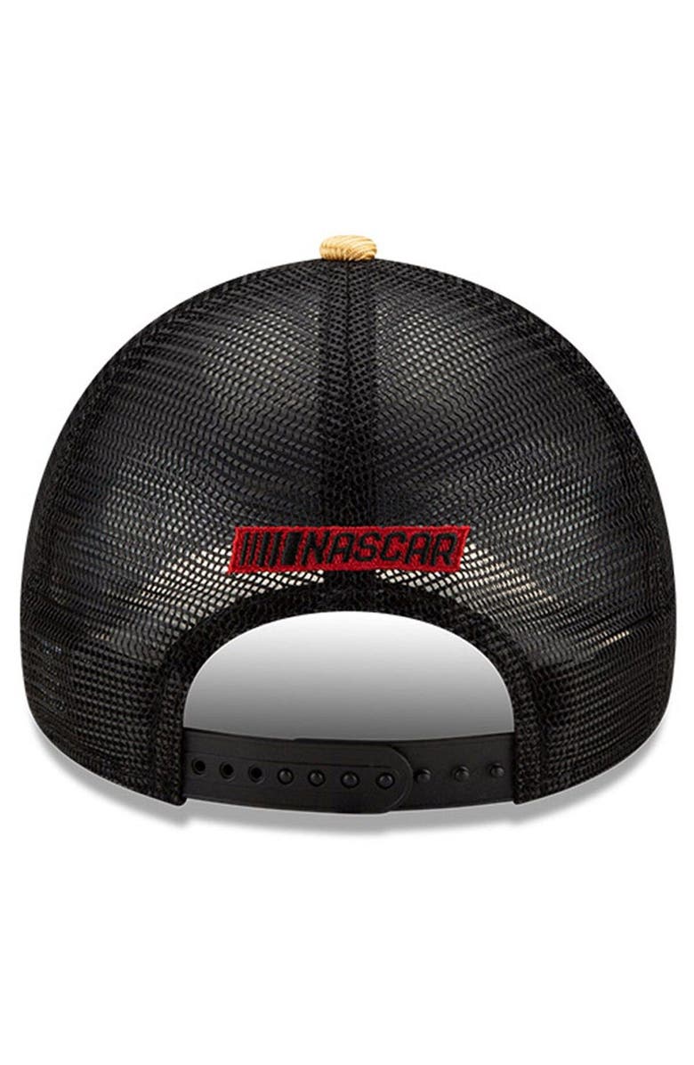 New Era Men's New Era Black/Red NASCAR Legends 9FORTY A-Frame Adjustable Trucker Hat, Alternate, color,