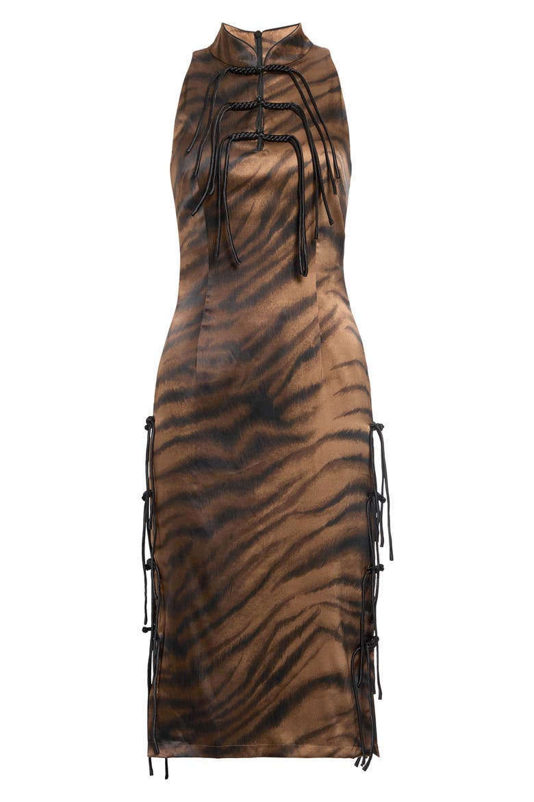 Meredith Tiger Dress, Alternate, color, TIGER