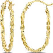 Julianna B. Twist Hoop Earrings in 10k Gold
