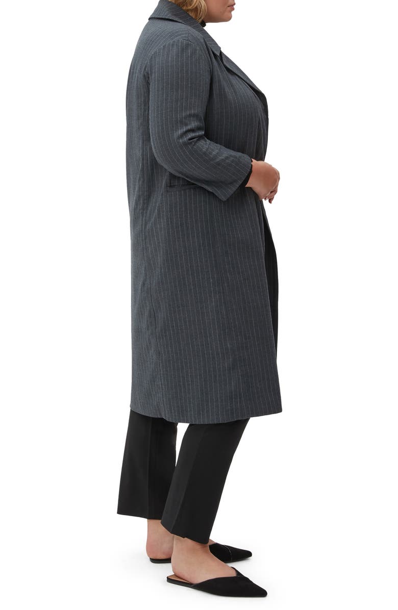 Pari Passu Charlie Pinstripe Coat, Alternate, color, 