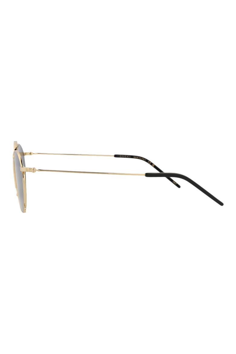 Novelty 48mm Round Sunglasses, Alternate, color, GOLD GOLD GREY