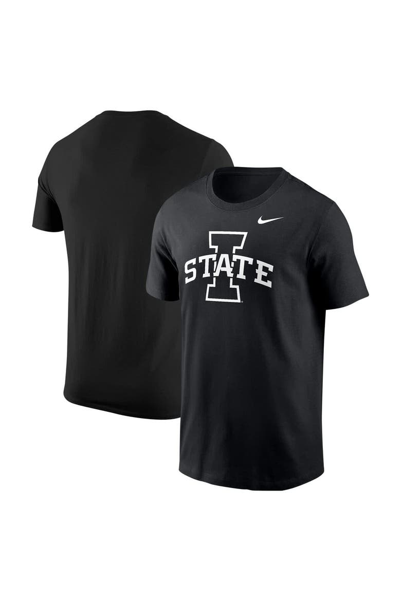 Men's Nike Black Iowa State Cyclones Logo T-Shirt, Main, color, Black