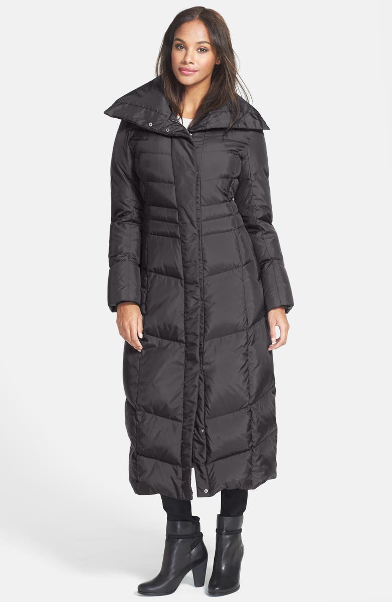 Cole Haan Long Down & Feather Fill Coat, Alternate, color,