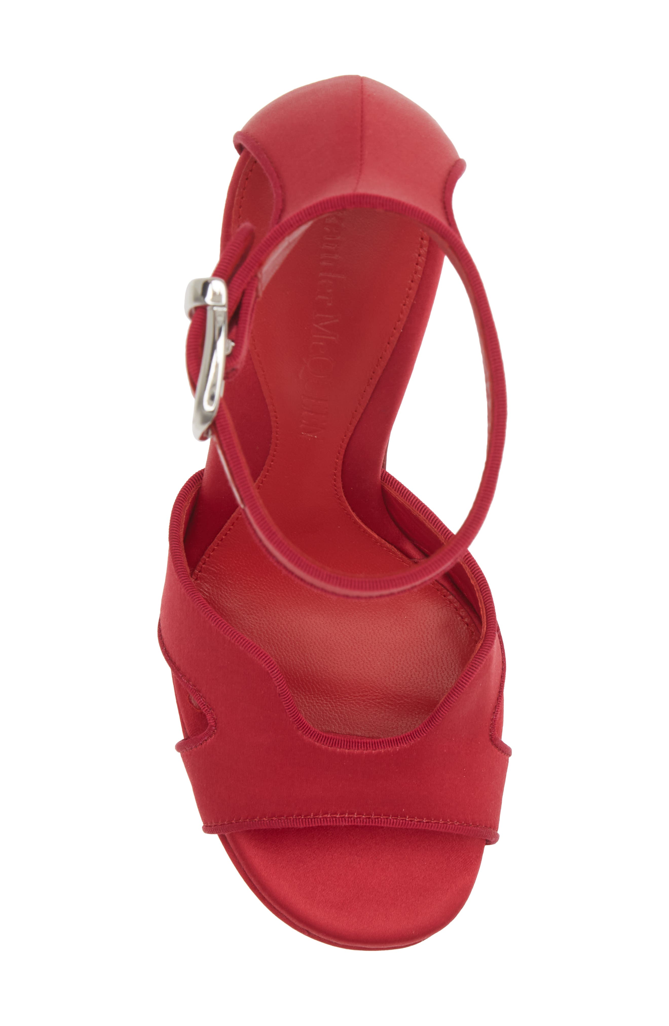 McQueen Butterfly Ankle Strap Platform Sandal, Alternate, color, 