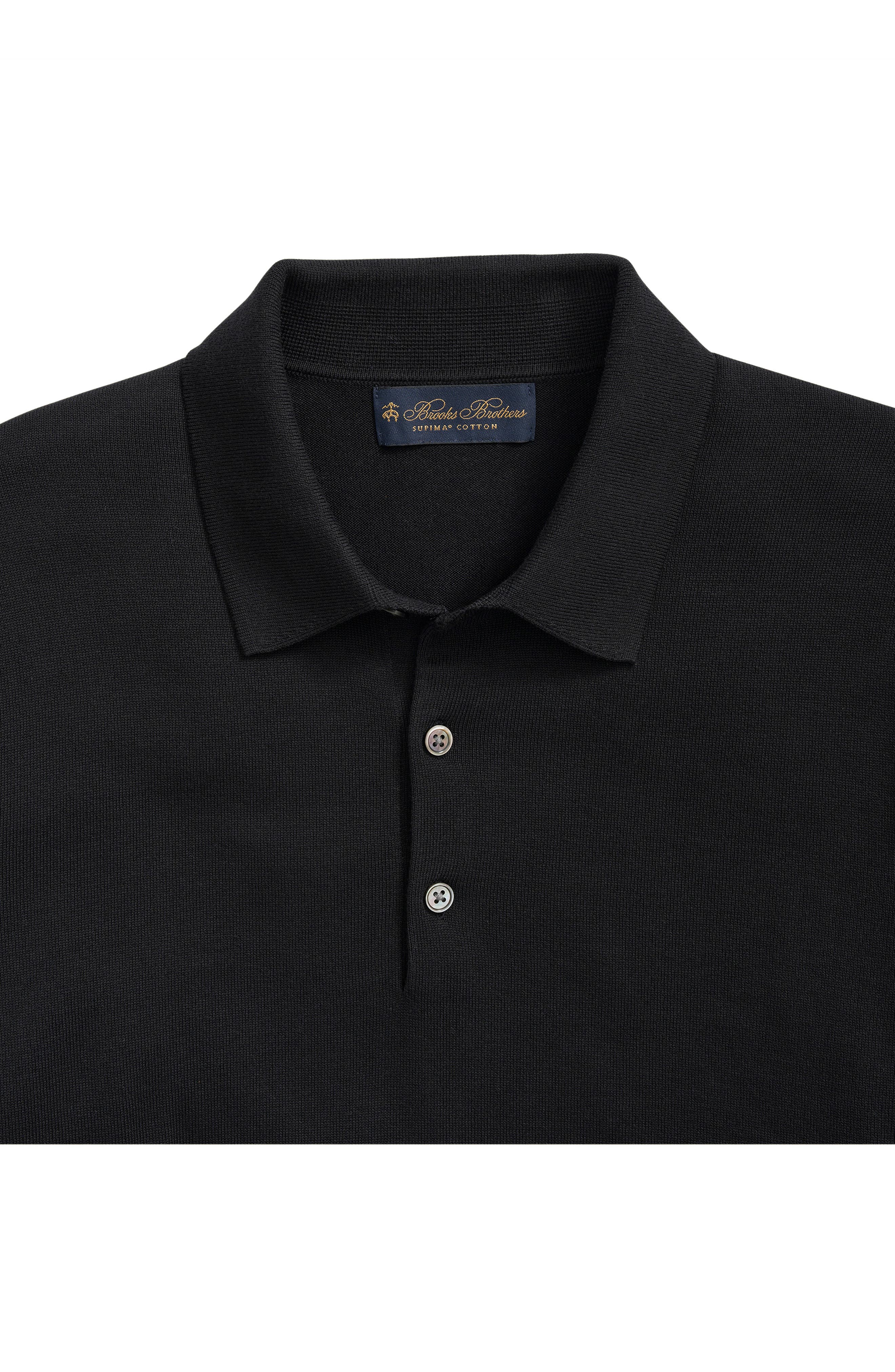 Supima Cotton Polo Sweater - image 2