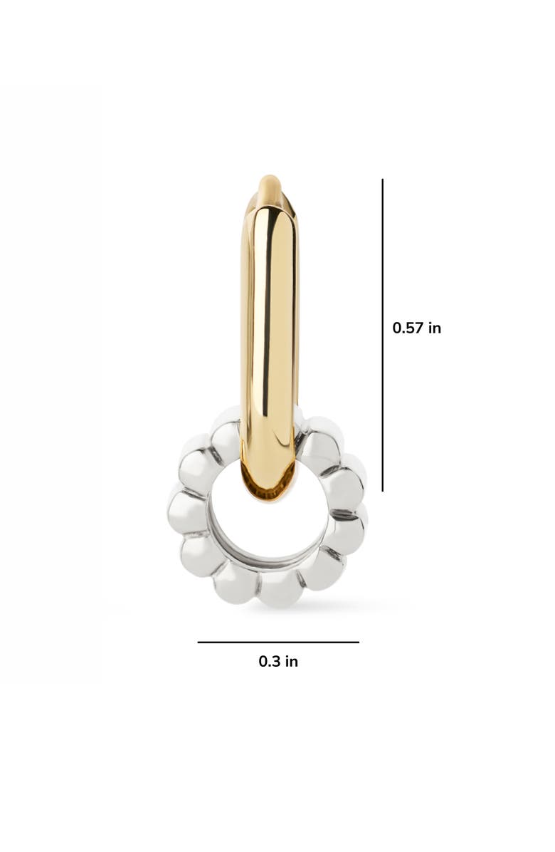 Ana Luisa Solid Yellow Gold - White Gold Galaxy Hoop Set, Alternate, color, Gold