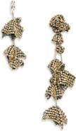 Isabel Marant Mismatched Floral Drop Earrings