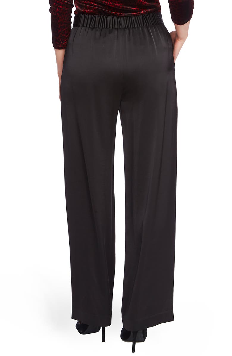 Vince Camuto Wide Leg Satin Pants, Alternate, color,