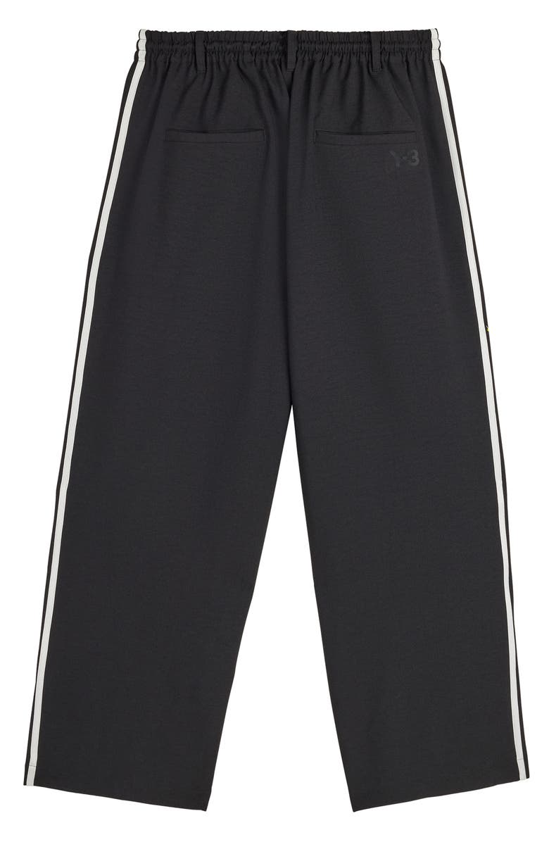 adidas Y-3 Sport Uniform 3-Stripes Track Pants, Alternate, color, Black