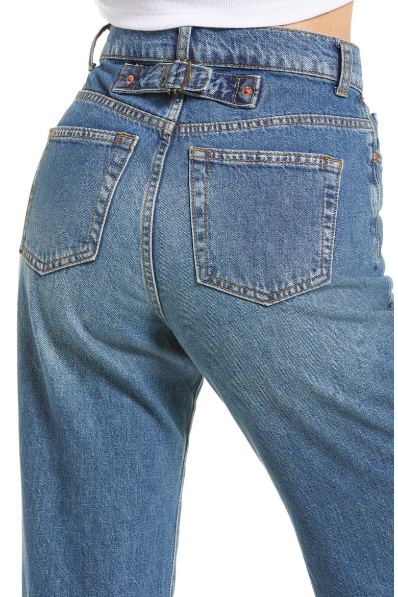 Buckle Carpenter Jeans, Alternate, color, MID BLUE
