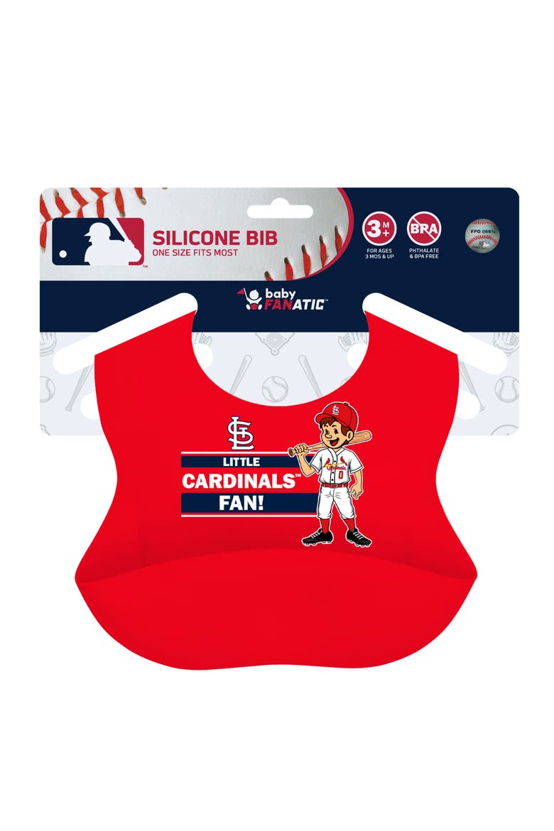 St. Louis Cardinals - MLB Silicone Bib, Alternate, color, Red