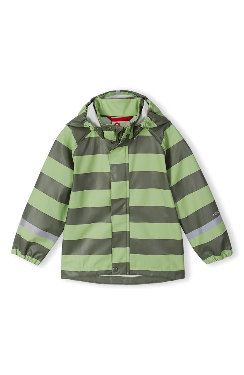 Reima Kids' Stripe Waterproof Raincoat, Main, color,