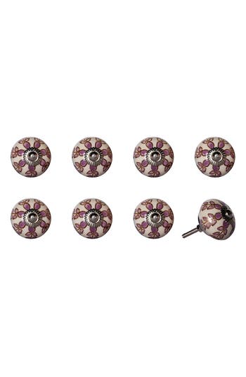 Kinetic 8-pack Knobs In Purple Cream