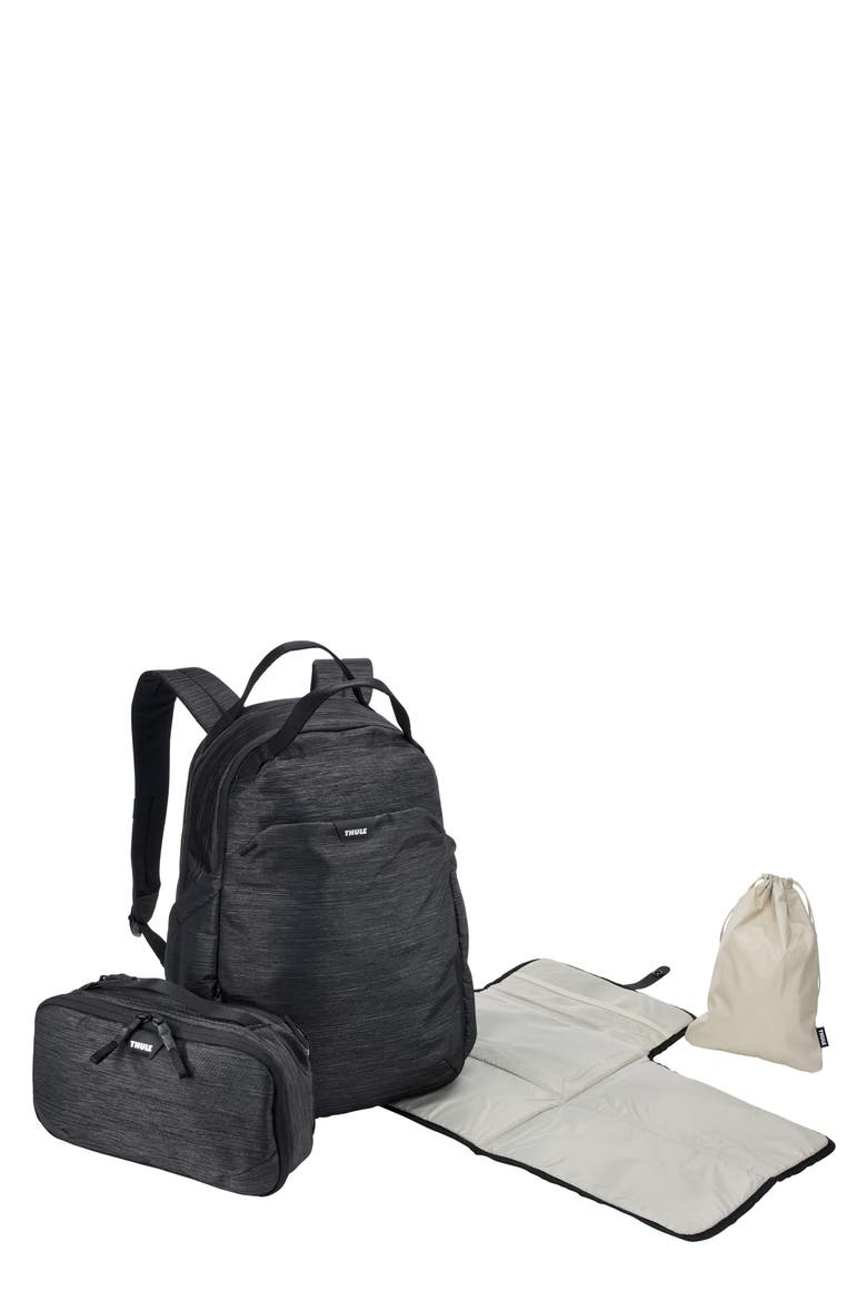 Diaper Backpack, Main, color, BLACK