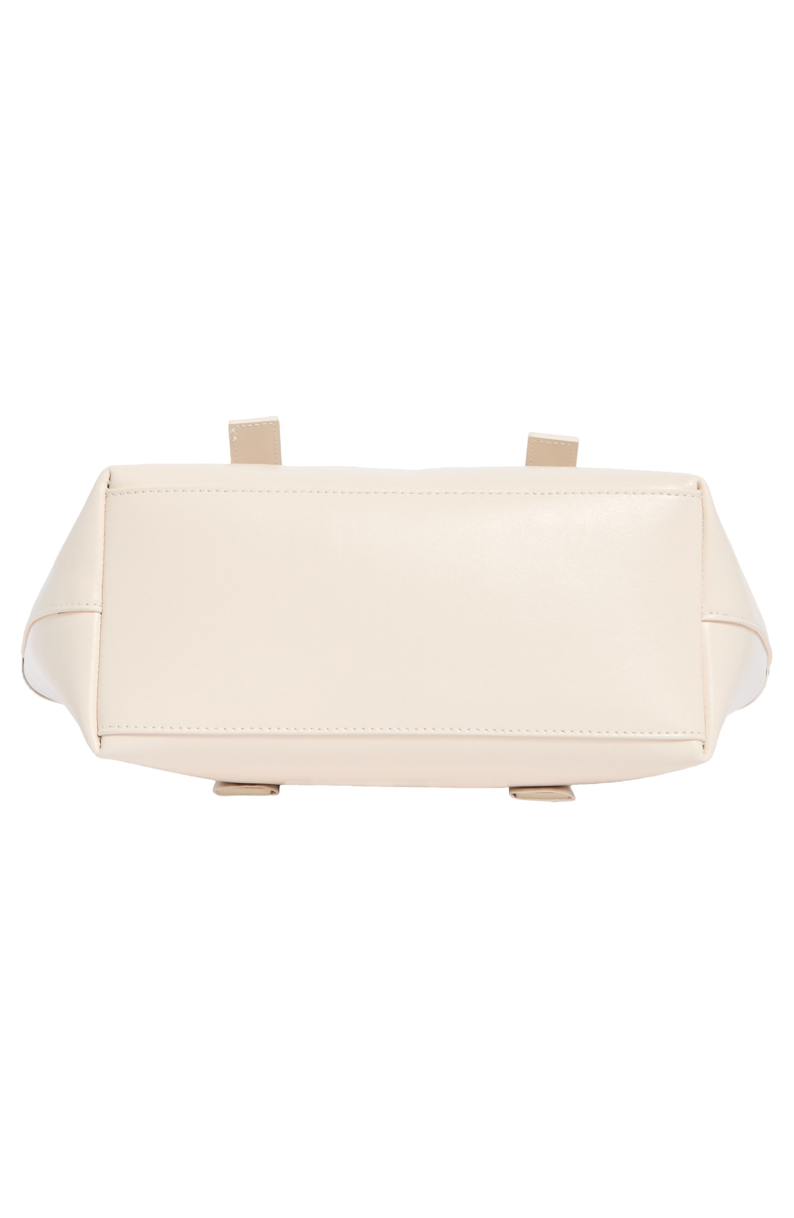 Classic Day Off Small Leather Tote, Alternate, color, CREAM