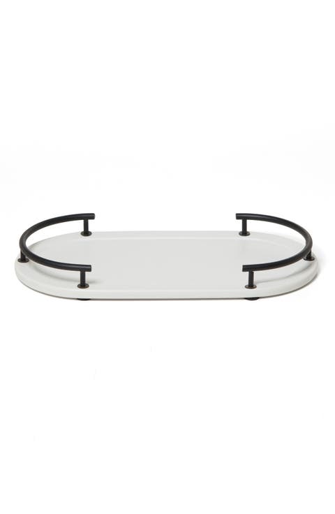 Dubai Black Trim Amenity Tray
