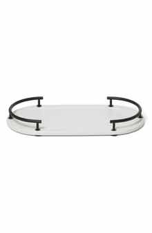 ROSELLI TRADING COMPANY Dubai Black Trim Amenity Tray