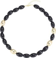 Adornia Chunky Bead Statement Necklace