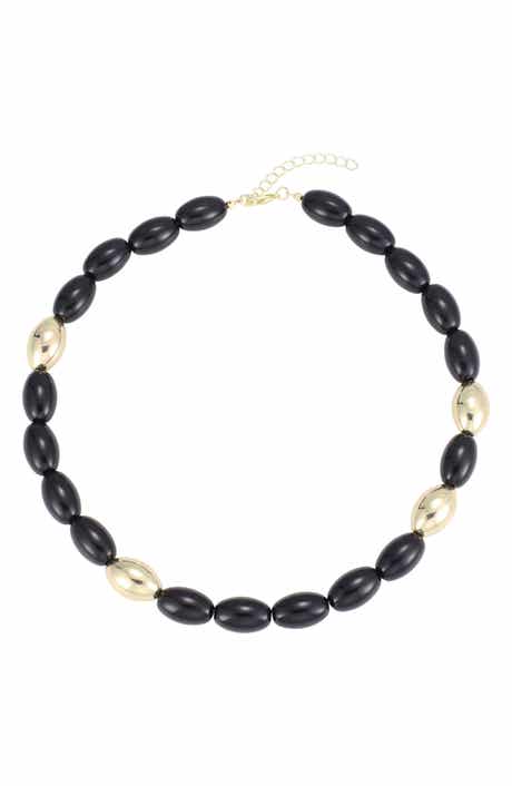 Chunky Bead Statement Necklace