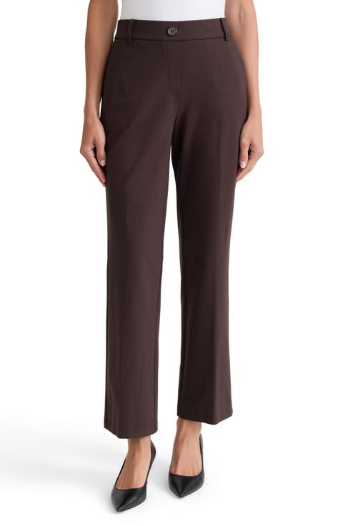 Faux Fly Pull-On Pants