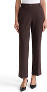 KASPER Faux Fly Pull-On Pants