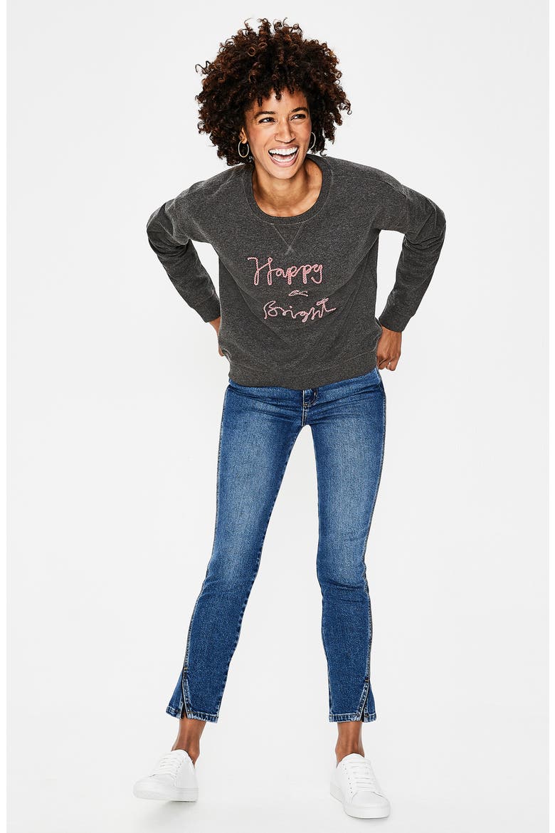 Arabella Drop Shoulder Sweatshirt, Alternate, color, HAPPY AND BRIGHT CORDING